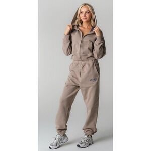 ACTA Wear 100% Cotton Everyday Oversized Joggers In Color Moon Size S NWOT